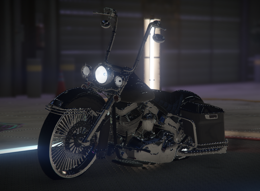 Harley Davidson Softail Deluxe Cholo Style